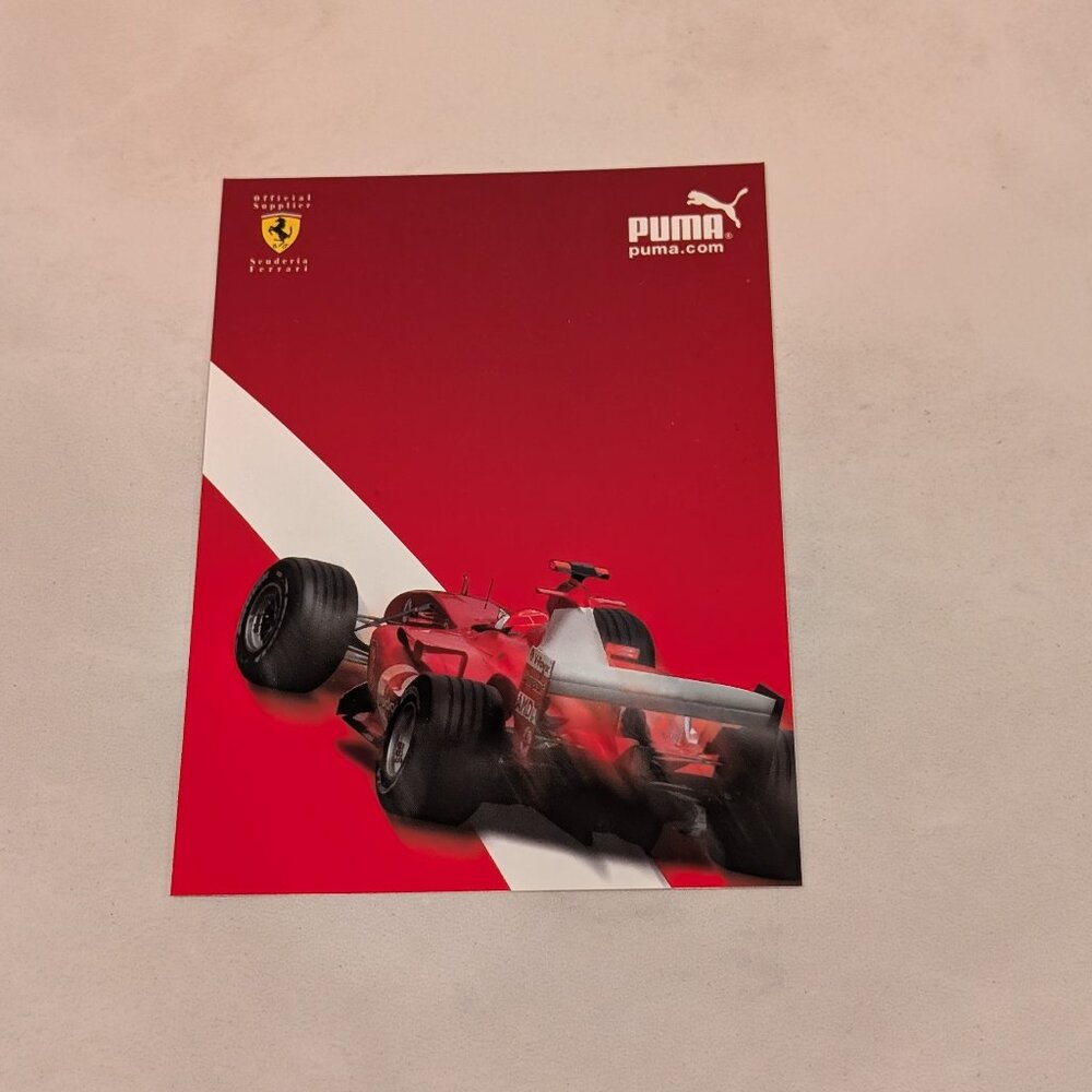Scuderia Ferrari Puma Postcard